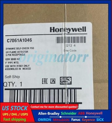 1PC ONE Honeywell C7061A 1046 UV Flame Detector C7061A1046 US Free TAX
