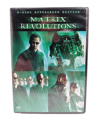 Matrix Revolutions DVD 2003 Widescreen Edition Warner Bros Keanu Reeves Sealed
