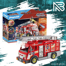 Playmobil | 71233 | City Action | Feuerwehr Leiterfahrzeug mit Licht & Sound