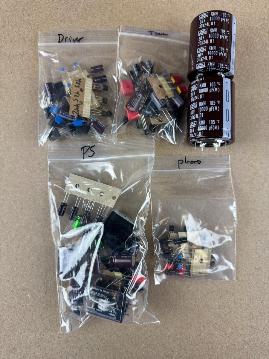 Sansui AU-9500 Complete Rebuild Kit High-Quality Recap Set