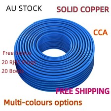 305m Cat6 RJ45 Ethernet LAN Network Cable Multi-colours CCA / Solid Copper
