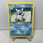Wartortle  63/130 - Uncommon - Vintage English Base Set 2 Pokemon Card - NM & LP