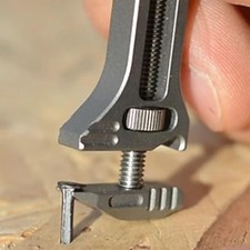 Compact Ti Multitool Mini Adjustable Wrench Bottle Opener Nail Puller Portable