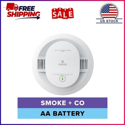 Kidde Battery-Operated Combination Smoke & Carbon Monoxide Detector, Voice Alert