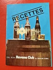 HAVANA CLUB RUM RECIPE BOOKLET ~ 1983 CUBA ~ French Francais