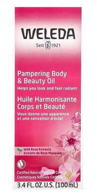Pampering Body & Beauty Oil, Wild Rose Extracts, 3.4 fl oz (100 ml)