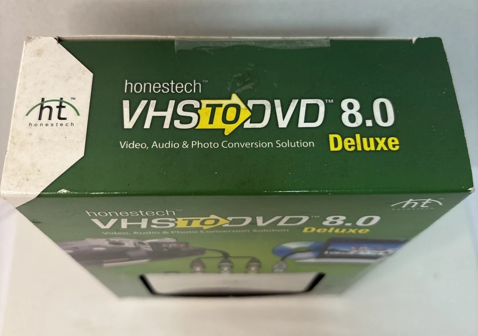 Honestech VHS to DVD 8.0 Deluxe VHS to DVD Converter Brand New Sealed - Image 2 of 4