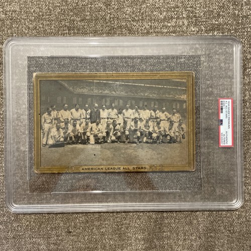1934 Goudey Premium American League All Stars - PSA Auth - Ruth Gehrig - Pop 6