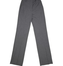 ASOS DESIGN Pants Womens 4 Tall Gray Straight Leg Dress Trousers Stretch Work
