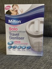 Milton Solo Microwave Or Cold Water Travel Steriliser - Brand New