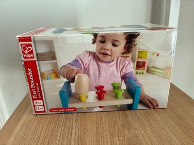 NEW First Pounder Wooden Hammering Workbench Toy Hape 12mo+ NIP
