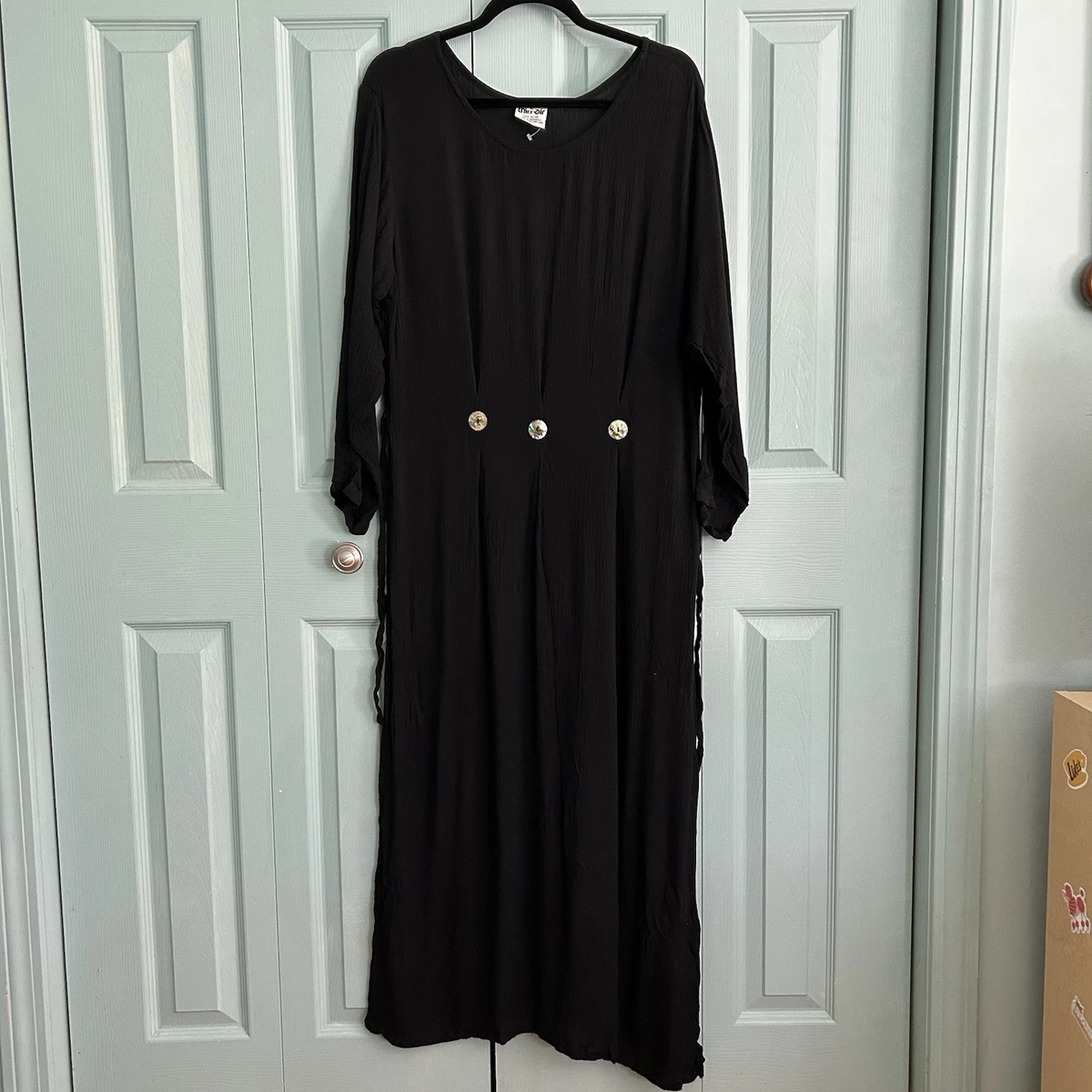 chinese dress ladies HBODHBGS Women's Woolen Dress, Round Collar Long Sleeve Dress, Sweater Dress,  Coat Long Dress-Apricot-Small at Amazon Women's Clothing store