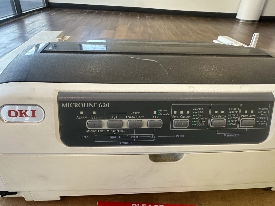 Okidata Microline 620 Dot matrix Printer  - USED - Image 2 of 4