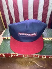 Herschel Supply Co Whaler Trucker Red  & Blue Hat Please Read The Description!