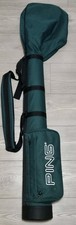 PING Sunday Golf Bag Moon Lightweight Travel Green EUC Carry Strap Hooded