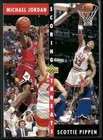 Michael Jordan / Scottie Pippen 1992-93 Upper Deck #62 Chicago Bulls Card