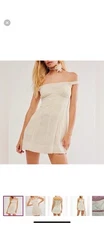*NWT* Women’s Free People Mini White/Cream XS Dress With Pockets