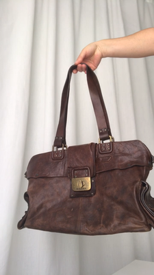 DIESEL Vintage Leather Shoulder Bag Avant Garde Medieval DIESEL Vintage Leather Shoulder Bag Avant Garde Medieval