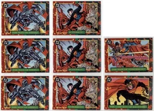 DC Bloodlines - promo card lot - 8 promo cards [Skybox 1993]