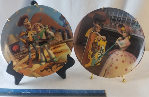 Bradford Exchange Disney Pixar Toy Story Decorative Plate Set of 2 - Picture 1 of 5