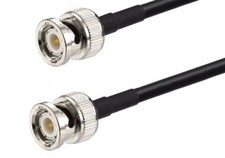 BNC Male to BNC Male Plug RG58 RF Pigtail Antenna Adapter Coaxial Cable 50FT USA