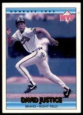 1992 Donruss McDonald's MVP David Justice #23