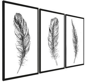 black and white photo art framed