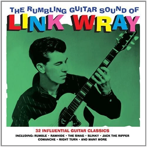 Link Wray THE RUMBLING GUITAR SOUND OF Best Of 32 Songs NEW BLACK VINYL 2 LP - Picture 1 of 1