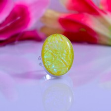 Nice Australian Triplet Opal Gemstone 925 Sterling Silver Handmade Ring All Size