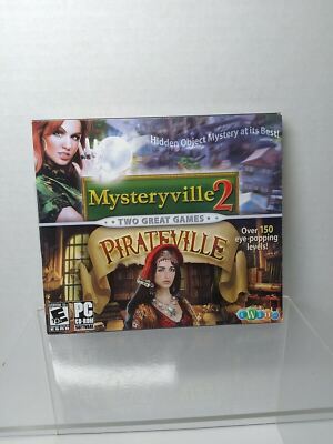 Mysteryville 2 Pirateville PC Computer Game Hidden Object Game Mystery FUN