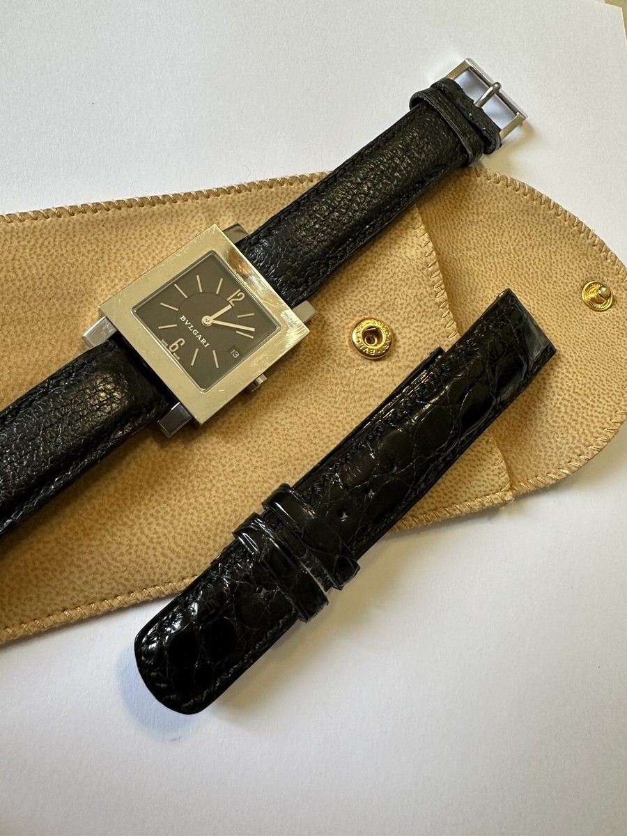 Orologio Bulgari Uomo Cinturino Pelle Orologio BVLGARI In Acciaio