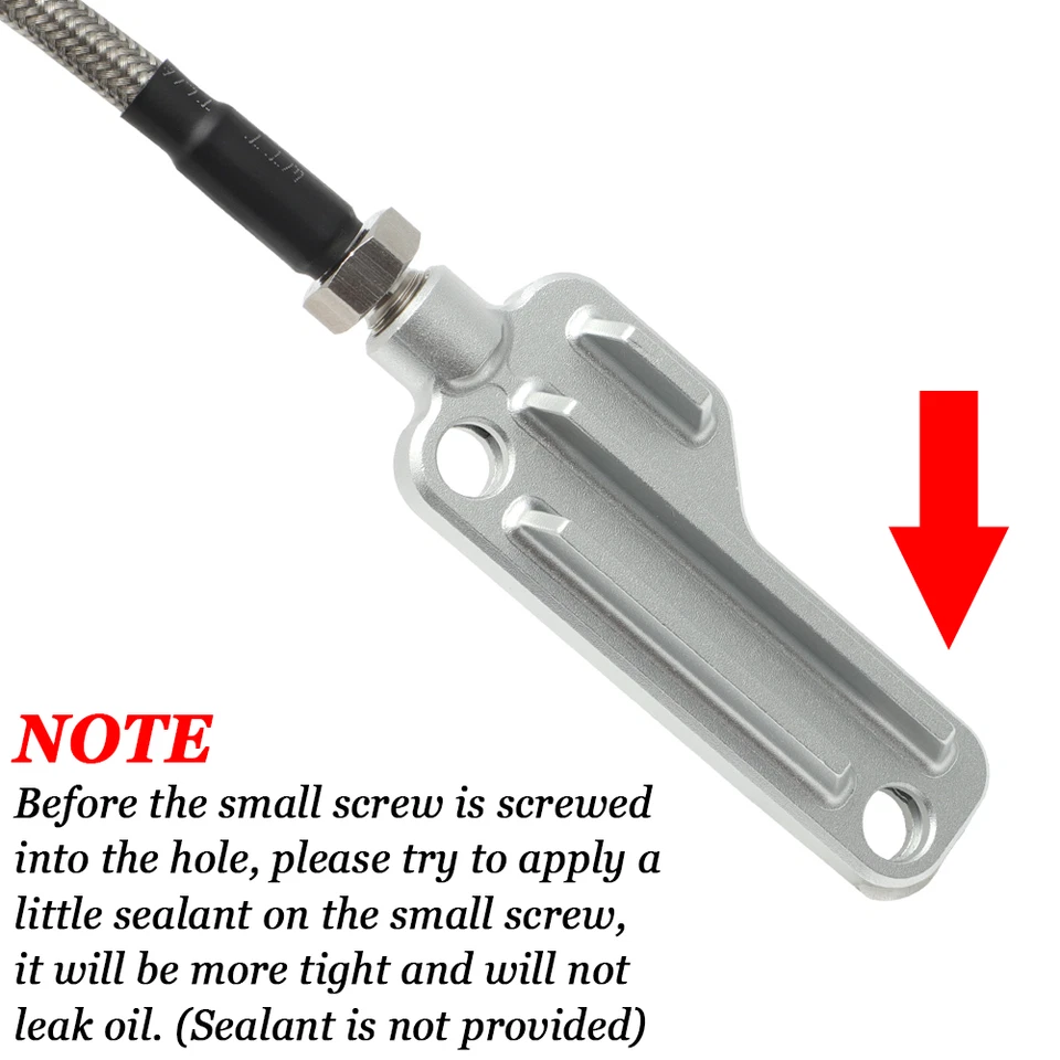 Kit de línea de aceite de alimentación doble para Yamaha SR500 TT500 XT500 HL500 SR400 aleta de enfriamiento Foto 4 de 4