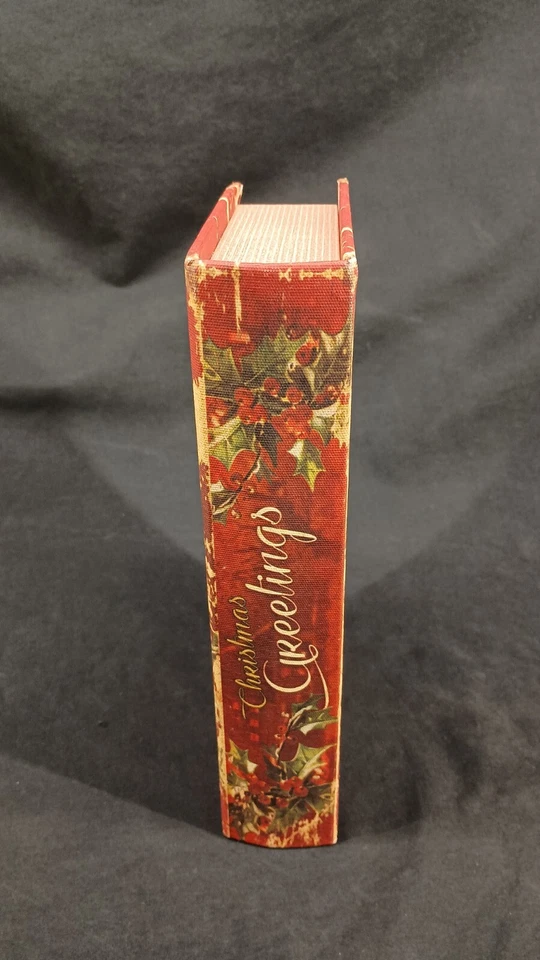 Old World Santa Wooden Storage Stash Box - Christmas Greetings Wood  9x5 Inch - Image 3 of 4