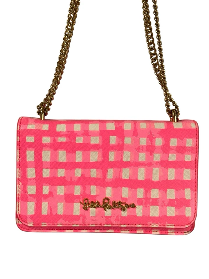 Bolso Bandolera Lilly Pulitzer Kat Rosa Tropics Feelin Playa Difícil de Encontrar Foto 4 de 4