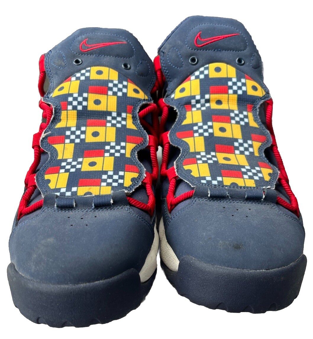 Nike Air Mens Size 10.5 More Money AR5396-400 Nautical Redux Navy Sail Sneakers Nike Air More Money Nautical Redux AR5396-400 Midnight Navy  main image 3