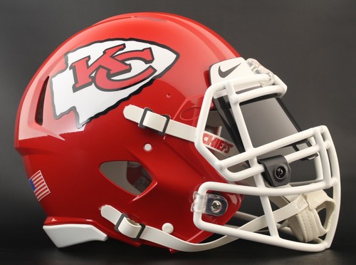 KANSAS CITY CHIEFS NFL Football Helmet 