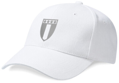 Mütze Italien weiß und silber metallic
