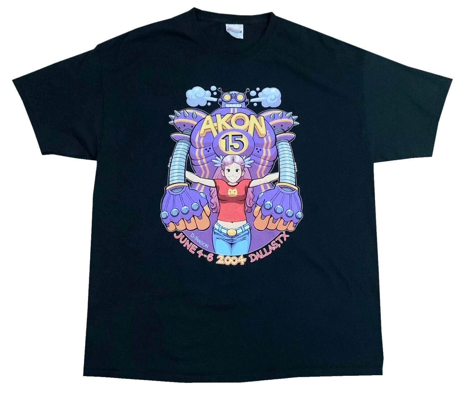 Мужские футболки Hanes хлопок аниме