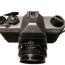 Pentax K1000 35mm SLR Film Camera with 50mm Lens Kit