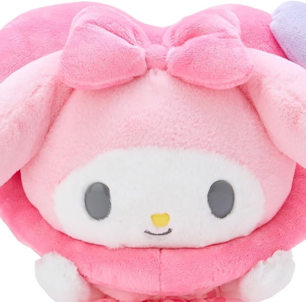 Sanrio, stuffed toy, colorful heart, My Melody, Sanrio character