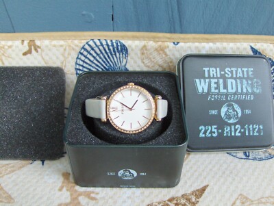 FOSSIL ES 3532 TILLIE ROSE GOLD SWAROVSKI CRYSTAL BEZEL  display picture 3