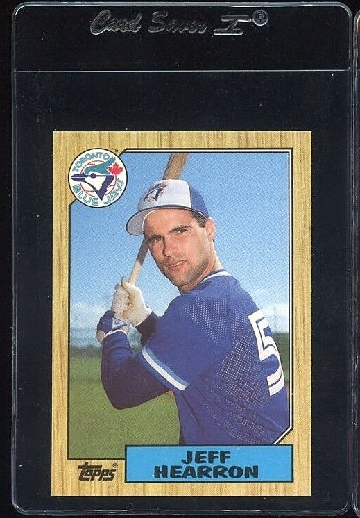 1987 TOPPS TIFFANY #274 JEFF HEARRON ROOKIE RC TORONTO BLUE JAYS 