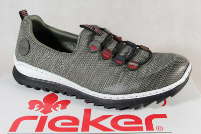 Rieker Slippers Trainers Low Shoes Trainers M62L2 Memosoft Rv Green New | eBay