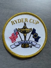 *RYDER CUP VALHALLA ROUND IRON ON PATCH 3"*