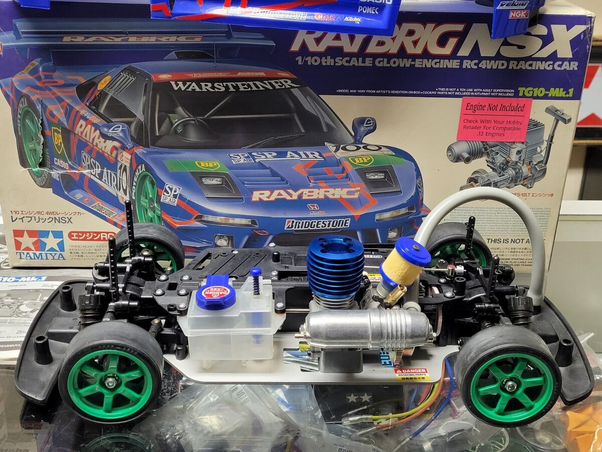 Partial Built Tamiya 1/10 R/C TG10-Mk.1 w/Engine Gas Racing Partial Built Tamiya 1/10 R/C TG10-Mk.1 w/Engine Gas Racing