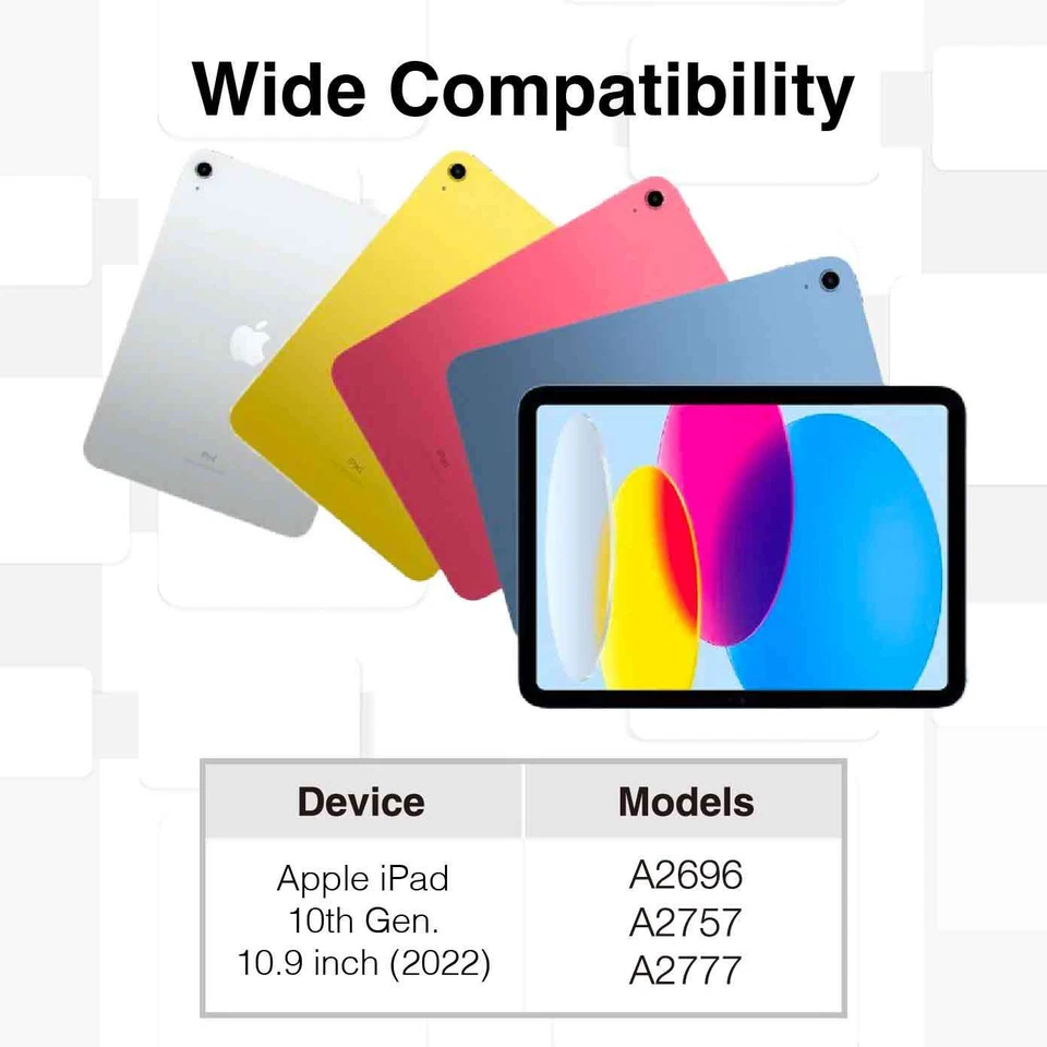 Laser Bluetooth Keyboard Case for iPad 10.9" - Sleek & Protective - Image 4 of 4