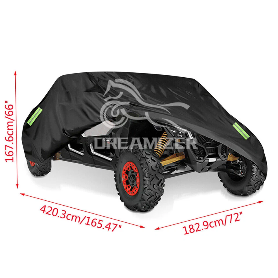 UTV SXS Utility 4-6 Seater Storage Cover Waterproof For Yamaha Viking VI EPS - Image 3 of 4