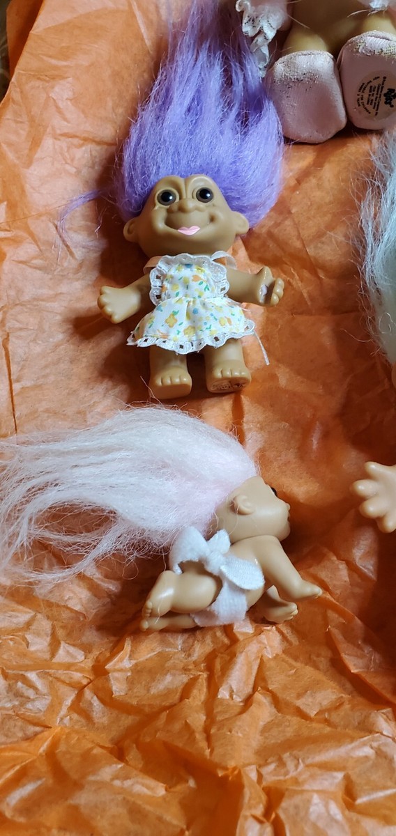 Vintage Russ And Dam Troll Dolls Lot Of 12--Valentine, Sixteen