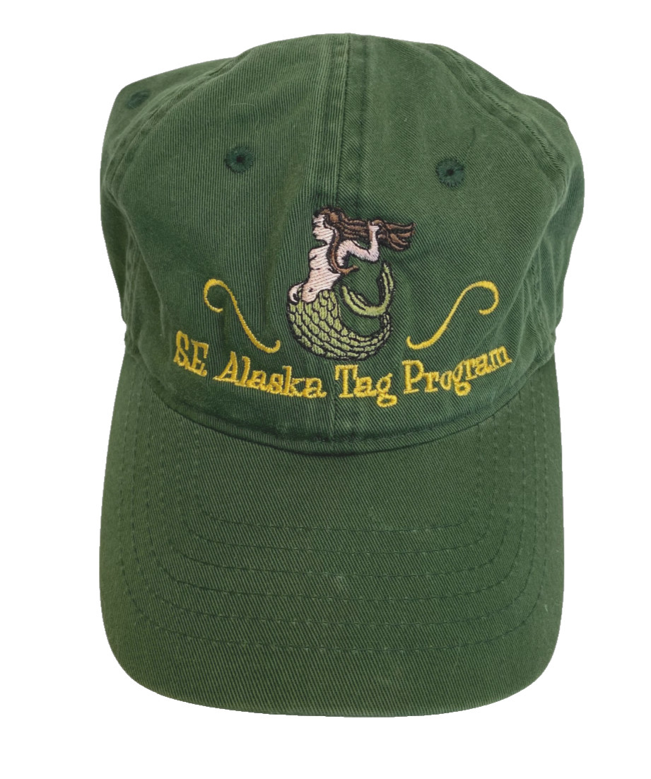 S.E. Alaska Tag Program Hat Strapback Green Embro… - image 9
