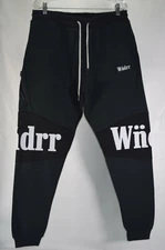 Wndrr Mens Jogger Green Black Drawstring Sweatpants XL